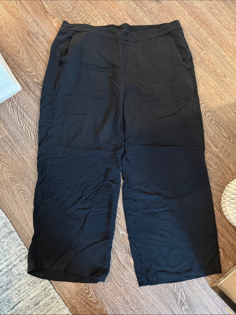Old Navy Playa Black Wide-Leg Pull-On Pants Women’s Plus Size XXL